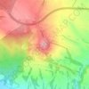 Mapa topográfico Góra Świętej Anny, altitud, relieve