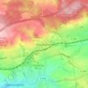 Mapa topográfico Wüstenbrand, altitud, relieve