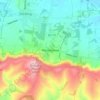 Mapa topográfico Westmeston, altitud, relieve