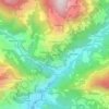 Mapa topográfico Eklae, altitud, relieve
