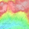 Mapa topográfico Nordeck, altitud, relieve