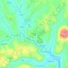Mapa topográfico Penafirme da Mata, altitud, relieve