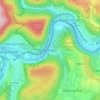 Mapa topográfico Rainbach, altitud, relieve