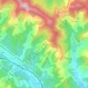 Mapa topográfico Ichaso, altitud, relieve