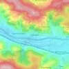 Mapa topográfico Hebsack, altitud, relieve