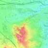 Mapa topográfico Urbanización Mas de la Montañeta, altitud, relieve