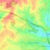 Mapa topográfico Pickford Green, altitud, relieve