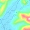 Mapa topográfico Linha Temerária, altitud, relieve