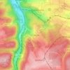 Mapa topográfico Etzenrot, altitud, relieve