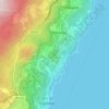 Mapa topográfico Крестовая, altitud, relieve