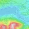 Mapa topográfico Bühl am Alpsee, altitud, relieve