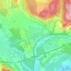 Mapa topográfico Nenzingen, altitud, relieve