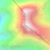 Mapa topográfico Saltoro Kangri, altitud, relieve