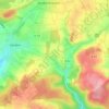 Mapa topográfico Eilversen, altitud, relieve