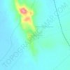 Mapa topográfico Hichuraya Chico, altitud, relieve
