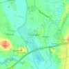 Mapa topográfico Uckinghall, altitud, relieve