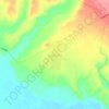 Mapa topográfico Bejucales, altitud, relieve