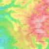 Mapa topográfico Albach, altitud, relieve