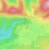 Mapa topográfico Abîme de Bramabiau, altitud, relieve