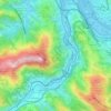 Mapa topográfico Santa Águeda / Agate Deuna, altitud, relieve