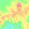 Mapa topográfico Penyengat, altitud, relieve