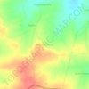 Mapa topográfico Ramanna Guda, altitud, relieve