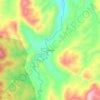 Mapa topográfico Batinay, altitud, relieve