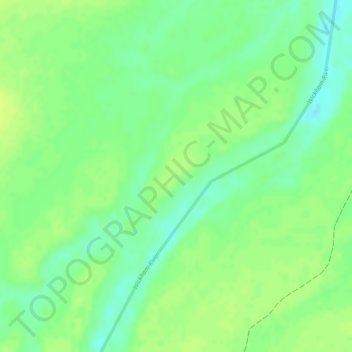 Mapa topográfico Wire Yard, altitud, relieve