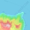 Mapa topográfico Acquacalda, altitud, relieve
