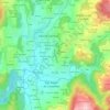 Mapa topográfico Macinhata, altitud, relieve