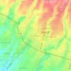 Mapa topográfico Dauh Peken, altitud, relieve