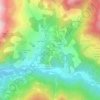 Mapa topográfico Serre Legier, altitud, relieve