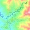 Mapa topográfico El Matazano, altitud, relieve