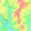 Mapa topográfico Sheepdrove, altitud, relieve