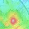 Mapa topográfico Kleiner Ölberg, altitud, relieve