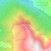 Mapa topográfico Le Mourre Froid, altitud, relieve