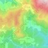 Mapa topográfico Mouta Velha, altitud, relieve