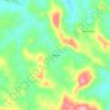 Mapa topográfico Catatau, altitud, relieve