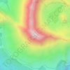 Mapa topográfico Pico del Fraile, altitud, relieve