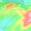 Mapa topográfico Almeidinha, altitud, relieve