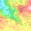 Mapa topográfico Tasende, altitud, relieve