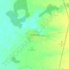 Mapa topográfico Chiriguaná, altitud, relieve