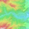 Mapa topográfico Pulangbato, altitud, relieve