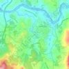 Mapa topográfico Arco, altitud, relieve