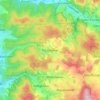 Mapa topográfico Ritschweier, altitud, relieve
