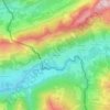 Mapa topográfico Schlipfhalden, altitud, relieve