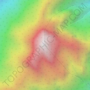 Mapa topográfico Pico Bonito, altitud, relieve