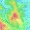 Mapa topográfico Malmasin, altitud, relieve