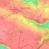 Mapa topográfico La Brosse, altitud, relieve