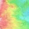 Mapa topográfico Real del Bosque, altitud, relieve